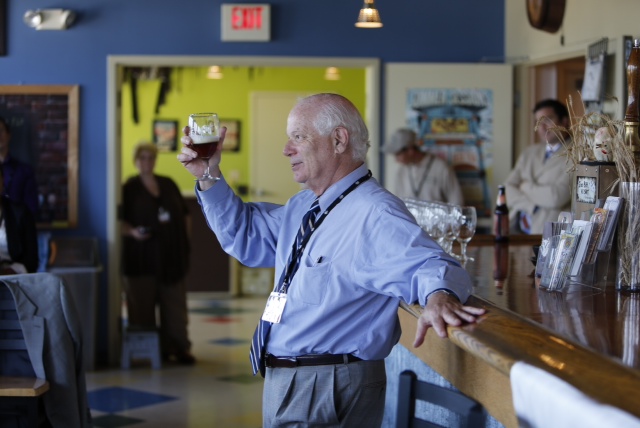 Sen. Cardin at Flying Dog